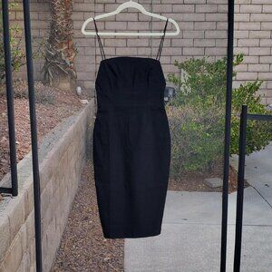 ASOS Vesper Black Dress with Cut out Back size 6 US